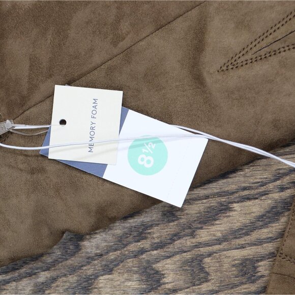 NWT Universal Thread Faux Suede Junie Tall Boots 90975015 Taupe Brown 8.5M - Picture 10 of 11